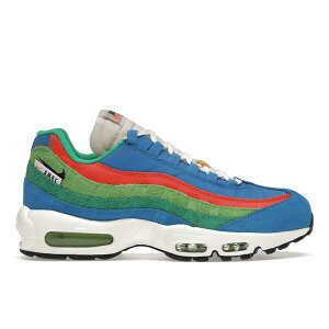 Nike �i�C�L �����Y �X�j�[�J�[ �yNike Air Max 95 SE Air Max Running Club Photo Blue�z �T�C�Y US_8.5(26.5cm) Light Photo Blue/Black-Roma Green