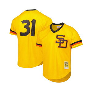 �~�b�`�F��&�l�X �����Y �V���c �g�b�v�X Men's Dave Winfield Gold San Diego Padres Cooperstown Collection Mesh Batting Practice Jersey Gold
