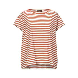 【送料無料】 セブンティセルジオテゴン レディース Tシャツ トップス T-shirts Brown