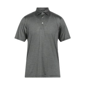 【送料無料】 グランサッソ メンズ ポロシャツ トップス Polo shirts Grey