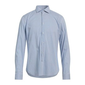【送料無料】 マニュエル リッツ メンズ シャツ トップス Shirts Blue