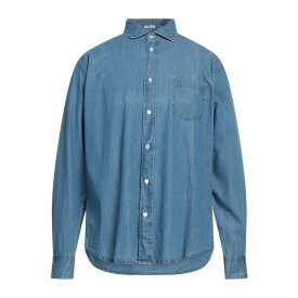 【送料無料】 ゲス メンズ シャツ トップス Denim shirts Blue