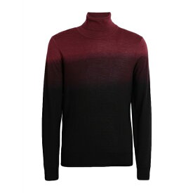 【送料無料】 ボス メンズ ニット&セーター アウター Turtlenecks Burgundy