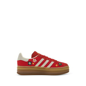 �A�f�B�_�X ���f�B�[�X �X�j�[�J�[ �V���[�Y Gazelle bold w sneakers Red