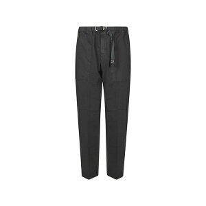 �z���C�g�T���h �����Y �J�W���A���p���c �{�g���X Belted ripstop trousers Black