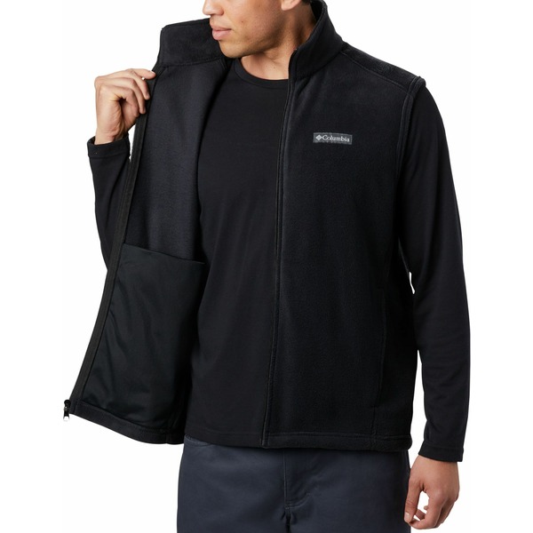 コロンビア メンズ ジャケット＆ブルゾン アウター Columbia Men´s Steens Mountain Fleece Vest Black 3