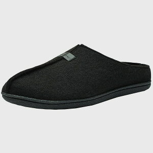 ApC XCX Y T_ V[Y Mens Felt Faux Wool Clog Slippers Comfortable Cushion House Shoes Black