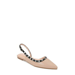 �o�[�l�X ���f�B�[�X �T���_�� �V���[�Y OdinaPyramid Stud Flats Beige
