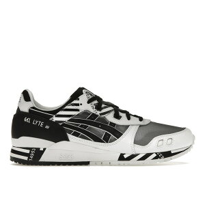 ASICS �A�V�b�N�X �����Y �X�j�[�J�[ �yASICS Gel-Lyte III Barcode�z �T�C�Y US_10.5(28.5cm) White/Black