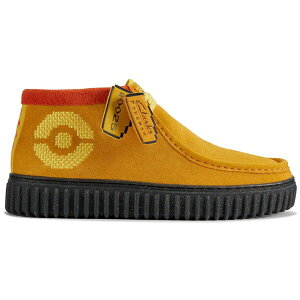 Clarks �N���[�N�X �����Y �X�j�[�J�[ �yClarks Torhill Explore Pokmon Pikachu�z �T�C�Y US_5(23.0cm) Yellow Suede