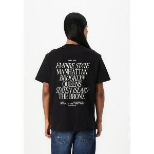 g~[qtBK[ Y T_ V[Y BOROUGHS TEE - Print T-shirt - black