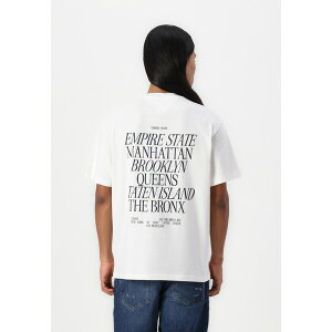 g~[qtBK[ Y T_ V[Y BOROUGHS TEE - Print T-shirt - ecru