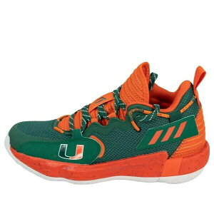 adidas �A�f�B�_�X �����Y �X�j�[�J�[ �yadidas Dame 7 EXTPLY 'University of Miami' GX3456�z �T�C�Y US_10(28.0cm)