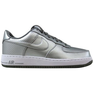 Nike iCL Y Xj[J[ yNike Air Force 1 Low '07 LV8 Metallic Silver Perforatedz TCY US_12(30.0cm) Metallic Silver/Metallic Silver-White