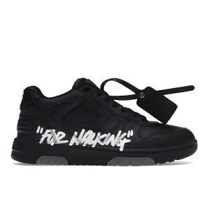 OFF-WHITE ItzCg Y Xj[J[ yOFF-WHITE Out Of Office OOO "For Walking" Low Tops Black Whitez TCY US_M_15 Black/White