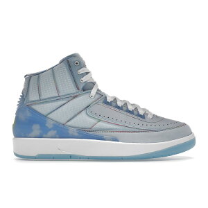 Jordan �W���[�_�� �����Y �X�j�[�J�[ �yJordan 2 Retro J Balvin�z �T�C�Y US_8.5(26.5cm) Celestine Blue/White-Multi-Color