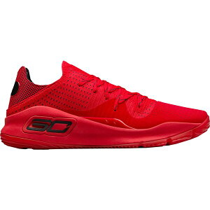 Under Armour A_[A[}[ Y Xj[J[ yUnder Armour Curry 4 Low Nothing But Netsz TCY US_12(30.0cm) Red/Black