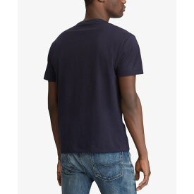 ラルフローレン メンズ Tシャツ トップス Men's Classic-Fit V Neck T-Shirt Ink Blue