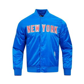 プロスタンダード レディース ジャケット＆ブルゾン アウター Men's Blue New York Rangers Classic Satin Full-Snap Jacket Blue