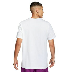 ナイキ メンズ Tシャツ トップス Men's Sportswear Athletic-Fit Air Max Logo Graphic T-Shirt White