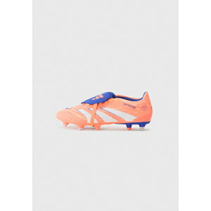 �A�f�B�_�X �����Y �t�B�b�g�l�X �X�|�[�c PREDATOR PRO FOLD-OVER TONGUE SOFT GROUND FOOTBALL BOOTS - Soft-ground football boots - signal coral/white/beam orange