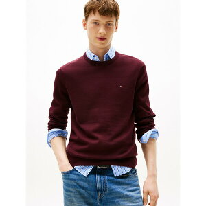 �g�~�[ �q���t�B�K�[ �����Y �j�b�g&�Z�[�^�[ �A�E�^�[ ESSENTIAL CREW NECK - Jumper - deep burgundy