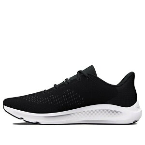 Under Armour �A���_�[�A�[�}�[ �����Y �X�j�[�J�[ �yUnder Armour Charged Pursuit 3 'Big Logo - Black White' 3026518-001�z �T�C�Y US_9.5(27.5cm)