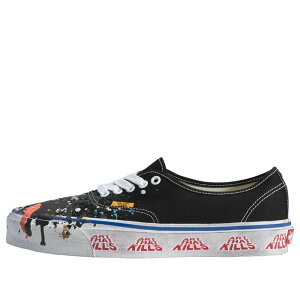 Vans �o���Y �����Y �X�j�[�J�[ �yVans x Gallery Department Authentic 44 'Black' VN000EEUBLA�z �T�C�Y US_M_4.5