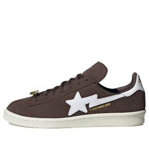 adidas �A�f�B�_�X �����Y �X�j�[�J�[ �yadidas x A Bathing Ape Campus 80s '30th Anniversary Brown' IF3379�z �T�C�Y US_11(29.0cm)