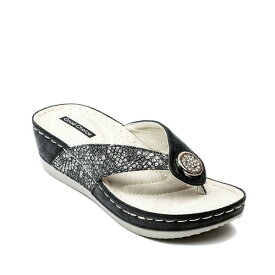 ジーシーシューズ メンズ サンダル シューズ Dafni Wedge Sandal Black