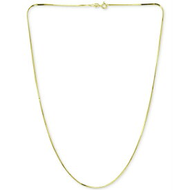 ジャニ ベルニーニ レディース ネックレス・チョーカー・ペンダントトップ アクセサリー Square Snake Link 18" Chain Necklace in 18k Gold-Plated Sterling Silver, Created for Macy's Gold Over Silver