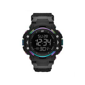 スケッチャーズ メンズ 腕時計 アクセサリー Men's Keats 55MM Sport Digital Chronograph Watch Black Black