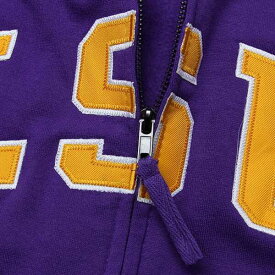 コロシアム レディース パーカー・スウェットシャツ アウター LSU Tigers Stadium Athletic Women's Arched Name FullZip Hoodie Purple