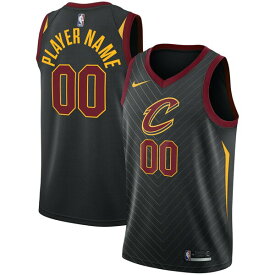 ナイキ メンズ ユニフォーム トップス Cleveland Cavaliers Nike Swingman Custom Jersey Black Statement Edition