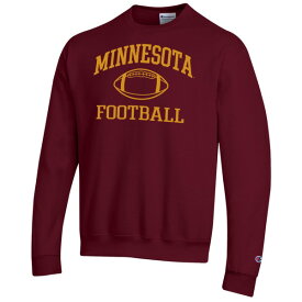 チャンピオン メンズ パーカー・スウェットシャツ アウター Minnesota Golden Gophers Champion Football Icon Pullover Sweatshirt Maroon