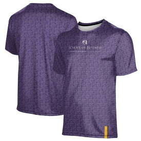 プロスフィア メンズ Tシャツ トップス UAlbany Great Danes ProSphere Business Short Sleeve TShirt Purple