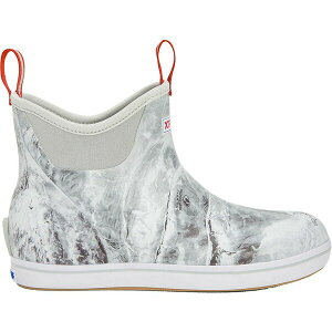 GNXg^t Y u[c V[Y Men's Mossy Oak Elements 6 in Ankle Deck Boot Black white camo
