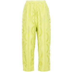 �`���� ���C�X �C�r�U ���f�B�[�X �J�W���A���p���c �{�g���X Lya tapered trousers Green