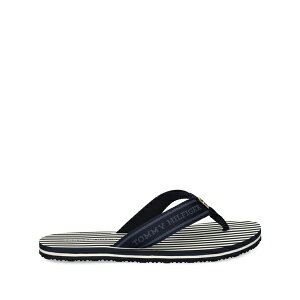 �g�~�[ �q���t�B�K�[ ���f�B�[�X �T���_�� �V���[�Y Striped flip flops Blue