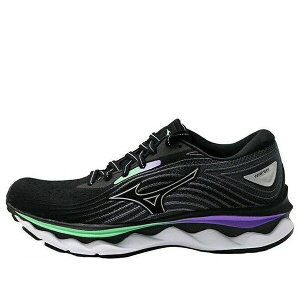 Mizuno ~Ym fB[X Xj[J[ Black/Green/Purple y(WMNS) Mizuno Wave Sky 6 'Black' J1GD220275z TCY US_8(25.0cm)