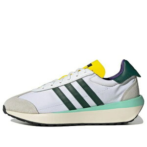 adidas �A�f�B�_�X ���f�B�[�X �X�j�[�J�[ Cloud White / Collegiate Green / Yellow �y(WMNS) adidas Country XLG Shoes 'Cloud White Collegiate Green' IF8118�z �T�C�Y US_W_10