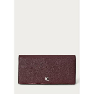 t[ fB[X z ANZT[ CROSSHATCH LEATHER SLIM WALLET - Wallet - dark garnet
