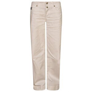 ベルサーチ レディース カジュアルパンツ ボトムス Straight Leg 5 Pockets Jeans Bianco