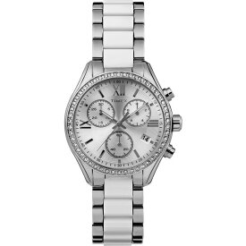 タイメックス レディース 腕時計 アクセサリー Women's Quartz Analog Premium Dress Alloy Silver-Tone Watch 38mm Silver-Tone