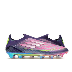 adidas �A�f�B�_�X �����Y �X�j�[�J�[ �yadidas F50 Elite Laceless FG Lamine Yamal Future Icons Pack�z �T�C�Y US_8.5(26.5cm) Unity Purple/Footwear White/Lucid Lemon