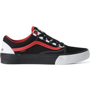 Vans �o���Y �����Y �X�j�[�J�[ �yVans Old Skool FANAYOH BMX Black White Red�z �T�C�Y US_5.5(23.5cm) Black/White/Red