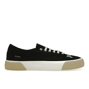 Palm Angels �p�[���E�G���W�F���X �����Y �X�j�[�J�[ �yPalm Angels Low Top Logo Black White�z �T�C�Y US_9(27.0cm) Black/White