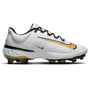 Nike �i�C�L �����Y �X�j�[�J�[ �yNike Alpha Huarache Elite 4 Low MCS White Black Metallic Gold�z �T�C�Y US_10(28.0cm) White/Black/Metallic Gold