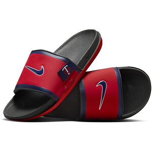 Nike �i�C�L �����Y �X�j�[�J�[ �yNike Offcourt Slide Minnesota Twins�z �T�C�Y US_6(24.0cm) Sport Red/Dark Smoke Grey/Midnight Navy