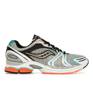 Saucony �T�b�J�j�[ �����Y �X�j�[�J�[ �ySaucony ProGrid Triumph 4 White Teal Orange�z �T�C�Y US_7.5(25.5cm) White/Silver/Teal/Orange